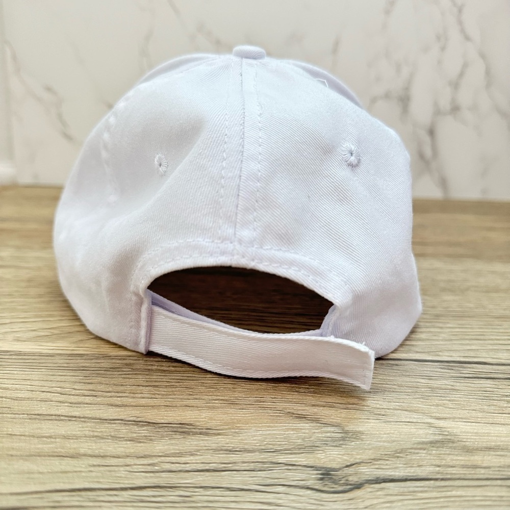 Disney Mickey Mouse Boo Ghost Hat White Embroidered Disney Parks Cap - Picture 4 of 4